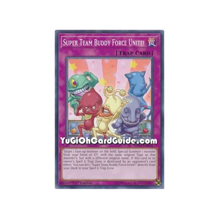Super Team Buddy Force Unite! (Common) – 2019 Gold Sarcophagus Mega Pack | Carta YUGIOH en México