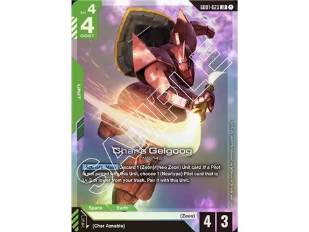 Char's Gelgoog (Legend Rare)