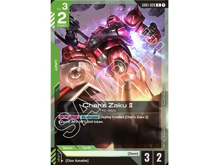 Char's Zaku II (Rare)