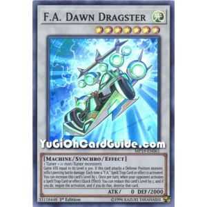 F.A. Dawn Dragster (Super Rare) – 2019 Gold Sarcophagus Mega Pack | Carta YUGIOH en México