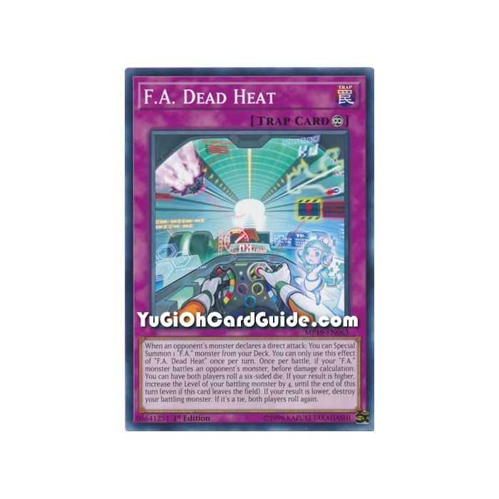 F.A. Dead Heat (Common) – 2019 Gold Sarcophagus Mega Pack | Carta YUGIOH en México