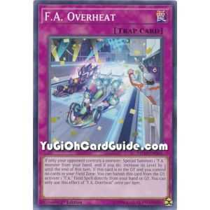 F.A. Overheat (Common) – 2019 Gold Sarcophagus Mega Pack | Carta YUGIOH en México
