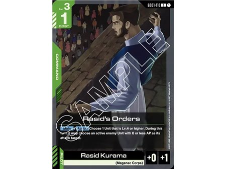 Rasid's Orders  (Common)