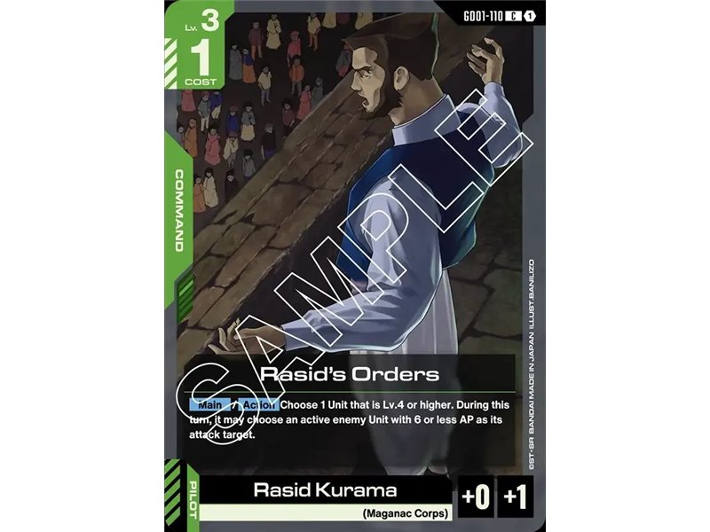 Rasid's Orders  (Common)