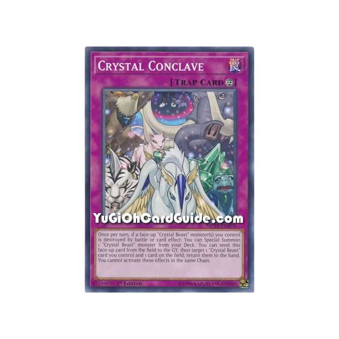 Crystal Conclave (Common) – 2019 Gold Sarcophagus Mega Pack | Carta YUGIOH en México