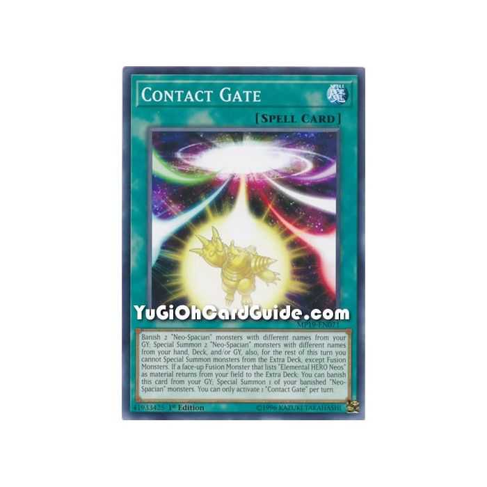Contact Gate (Common) – 2019 Gold Sarcophagus Mega Pack | Carta YUGIOH en México
