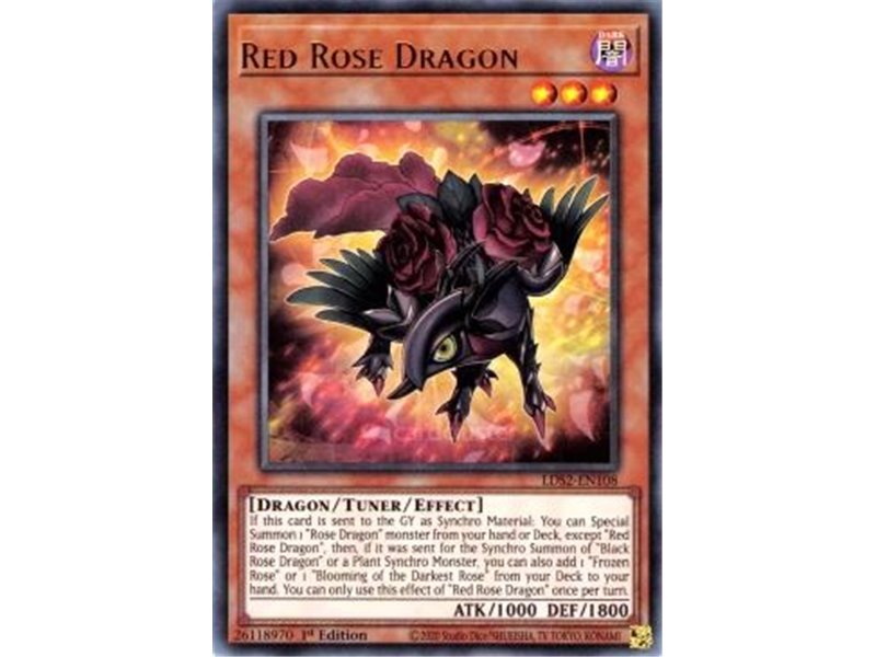 Red Rose Dragon (Starlight Rare)
