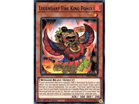 Legendary Fire King Ponix (Starlight Rare)