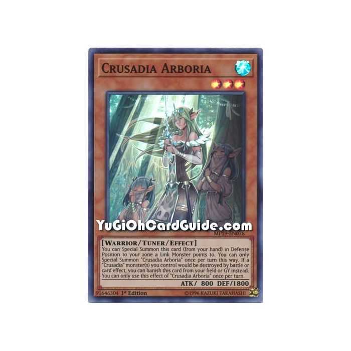 Crusadia Arboria (Super Rare) – 2019 Gold Sarcophagus Mega Pack | Carta YUGIOH en México