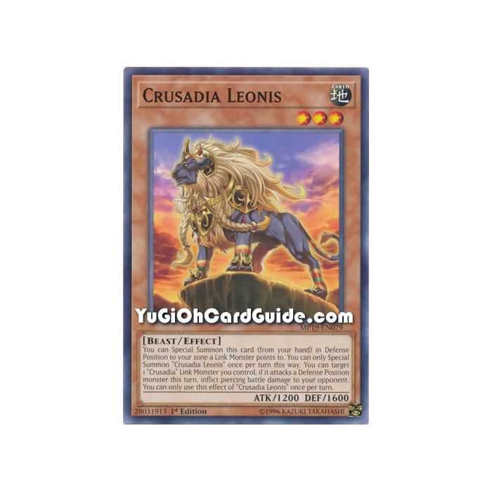 Crusadia Leonis (Common) – 2019 Gold Sarcophagus Mega Pack | Carta YUGIOH en México