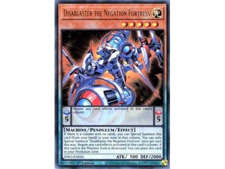Disablaster the Negation Fortress (Prismatic Secret Rare)