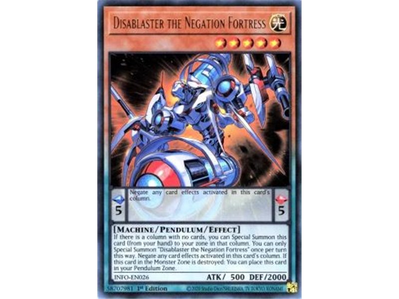 Disablaster the Negation Fortress (Prismatic Secret Rare)