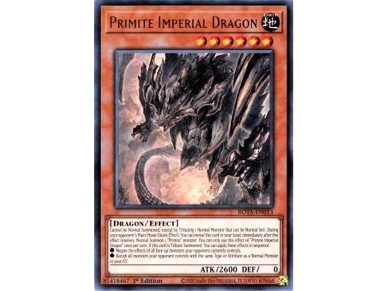 Primite Imperial Dragon (Prismatic Secret Rare)