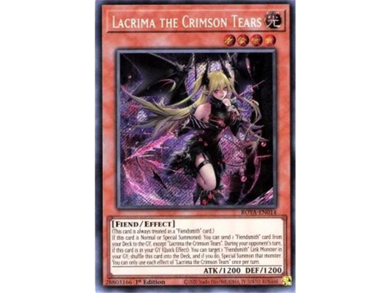 Lacrima the Crimson Tears (Prismatic Secret Rare)