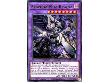Azamina Moa Regina (Prismatic Secret Rare)