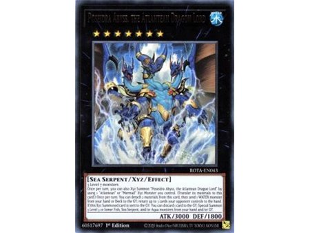 Poseidra Abyss, the Atlantean Dragon Lord (Prismatic Secret Rare)