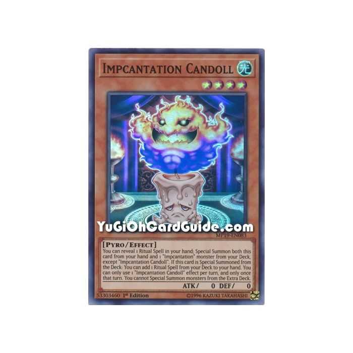 Impcantation Candoll (Super Rare) – 2019 Gold Sarcophagus Mega Pack | Carta YUGIOH en México
