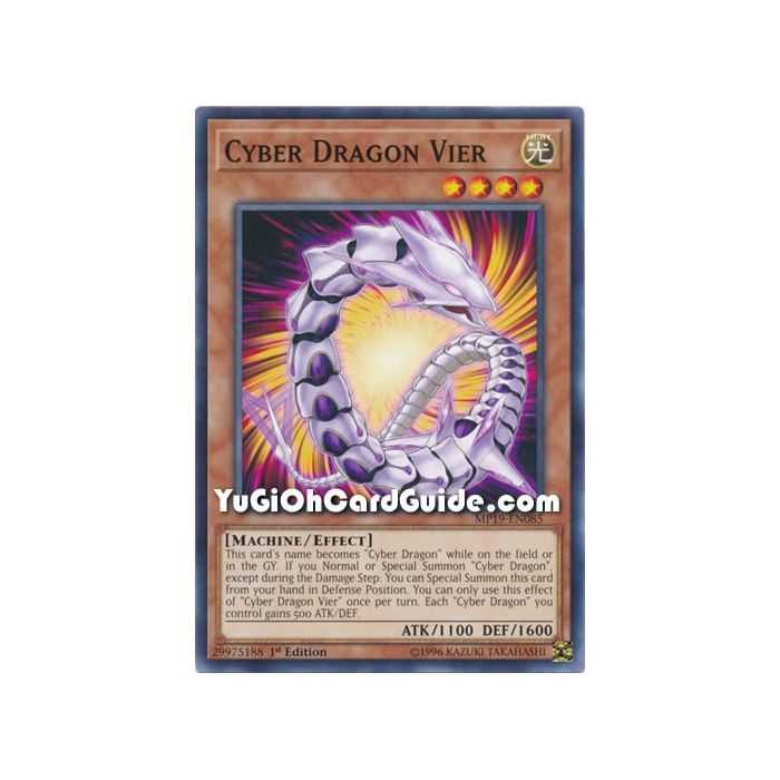 Cyber Dragon Vier (Common) – 2019 Gold Sarcophagus Mega Pack | Carta YUGIOH en México