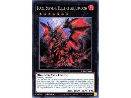 Blaze, Supreme Ruler of all Dragons (Prismatic Secret Rare)