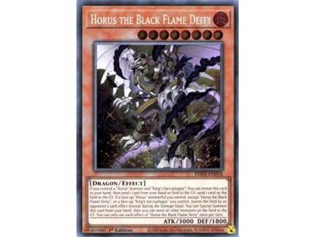 Horus the Black Flame Deity (Ultra Rare)
