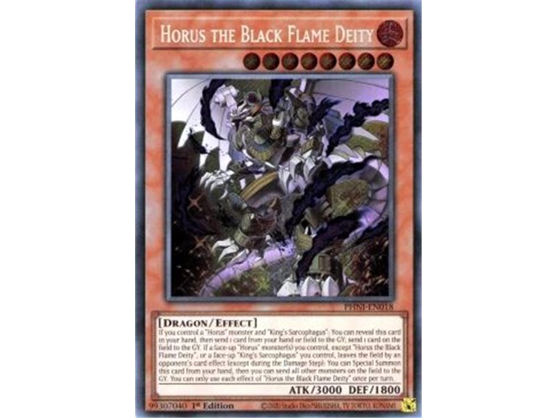 Horus the Black Flame Deity (Ultra Rare)
