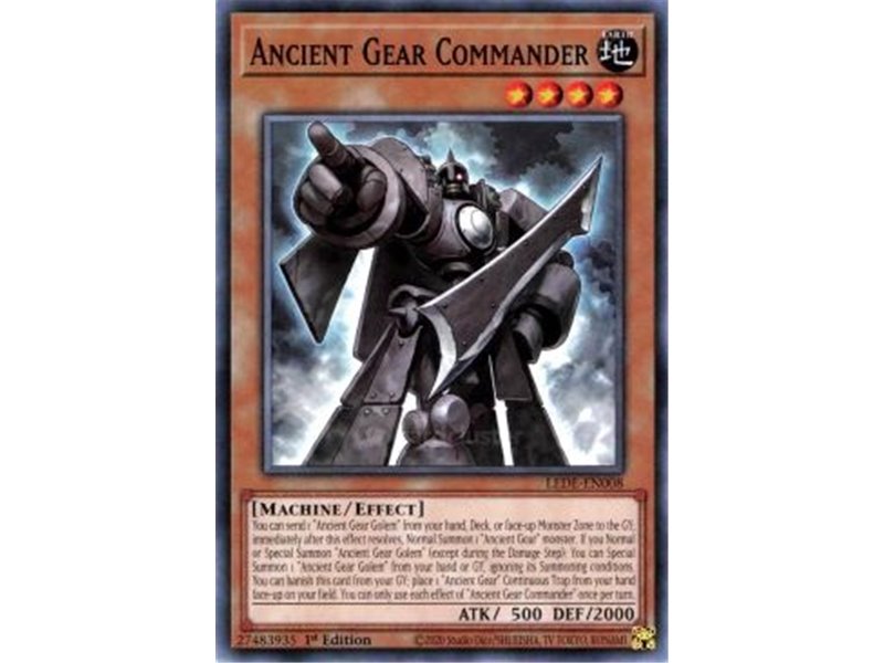 Ancient Gear Commander (Ultra Rare)