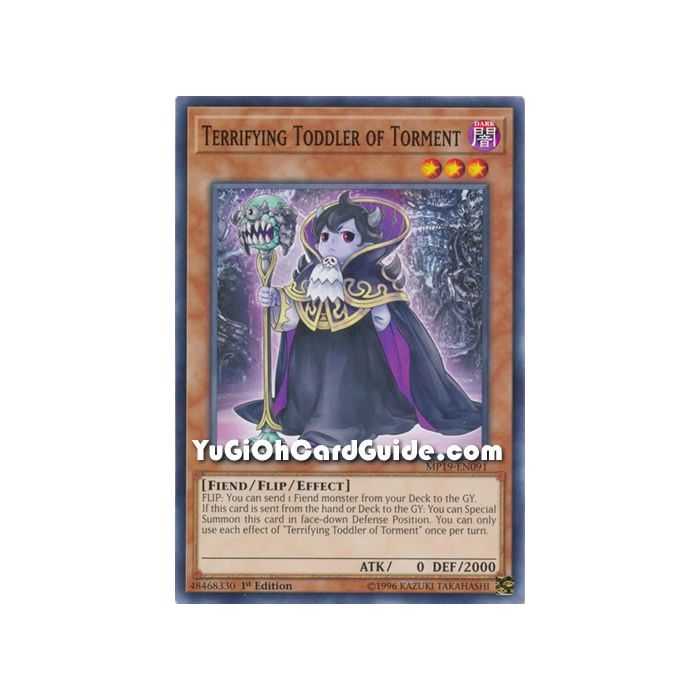 Terrifying Toddler of Torment (Common) – 2019 Gold Sarcophagus Mega Pack | Carta YUGIOH en México