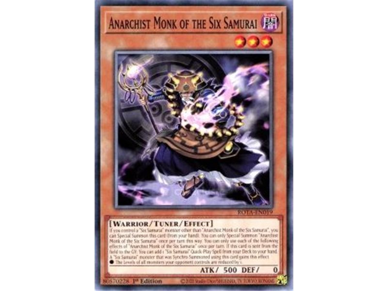 Anarchist Monk of the Six Samurai (Ultra Rare)