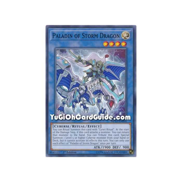 Paladin of Storm Dragon (Common) – 2019 Gold Sarcophagus Mega Pack | Carta YUGIOH en México