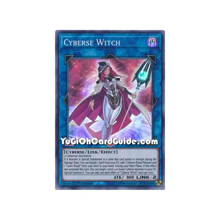 Cyberse Witch (Super Rare) – 2019 Gold Sarcophagus Mega Pack | Carta YUGIOH en México