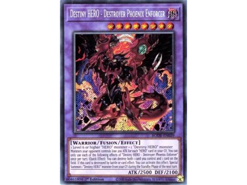 Destiny HERO - Destroyer Phoenix Enforcer (Ultra Rare)