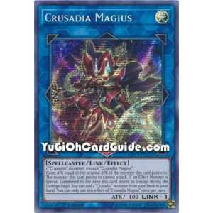 Crusadia Magius  (Prismatic Secret Rare) – 2019 Gold Sarcophagus Mega Pack | Carta YUGIOH en México