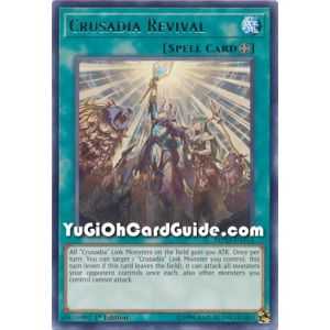 Crusadia Revival (Rare) – 2019 Gold Sarcophagus Mega Pack | Carta YUGIOH en México