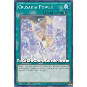 Crusadia Power (Common) – 2019 Gold Sarcophagus Mega Pack | Carta YUGIOH en México
