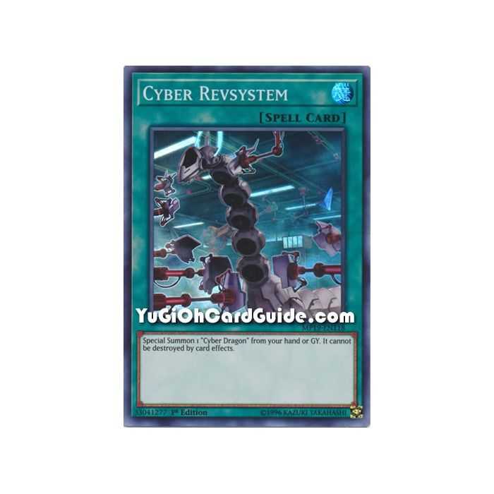 Cyber Revsystem (Super Rare) – 2019 Gold Sarcophagus Mega Pack | Carta YUGIOH en México