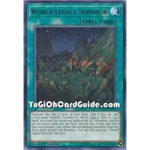 World Legacy Survivor (Rare) – 2019 Gold Sarcophagus Mega Pack | Carta YUGIOH en México