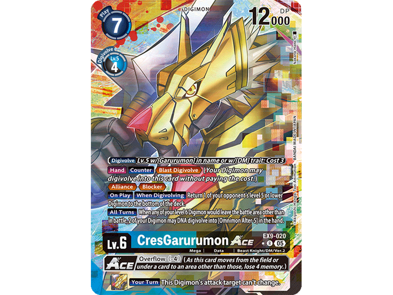 CresGarurumon ACE (Alternate Art)