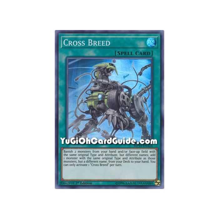 Cross Breed (Super Rare) – 2019 Gold Sarcophagus Mega Pack | Carta YUGIOH en México