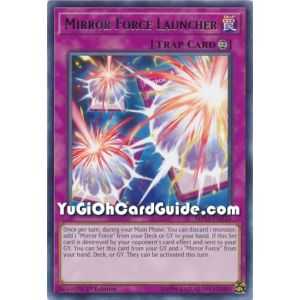 Mirror Force Launcher (Rare) – 2019 Gold Sarcophagus Mega Pack | Carta YUGIOH en México