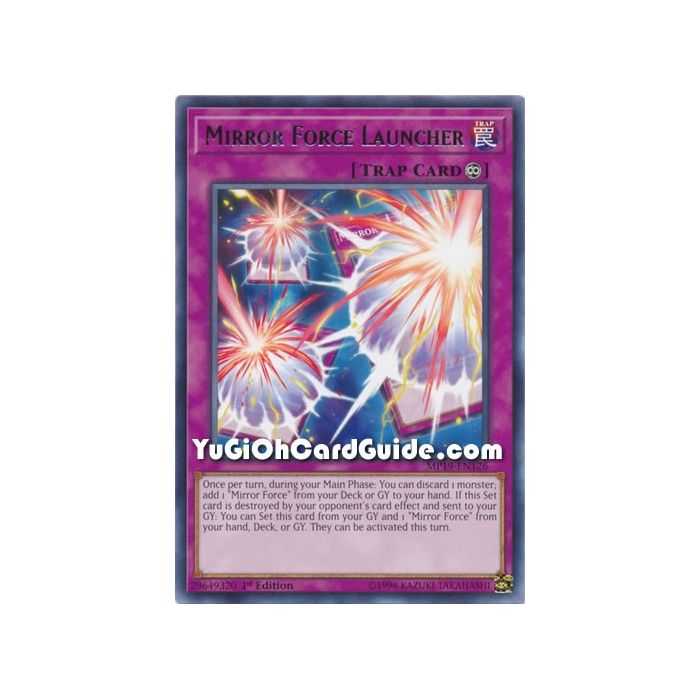 Mirror Force Launcher (Rare) – 2019 Gold Sarcophagus Mega Pack | Carta YUGIOH en México