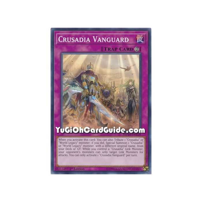Crusadia Vanguard (Common) – 2019 Gold Sarcophagus Mega Pack | Carta YUGIOH en México