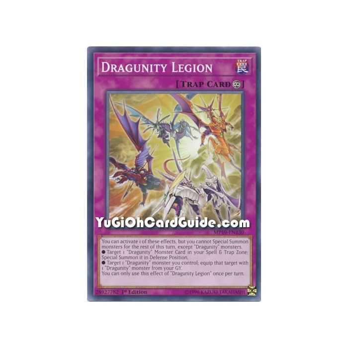 Dragunity Legion (Common) – 2019 Gold Sarcophagus Mega Pack | Carta YUGIOH en México