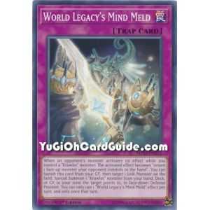 World Legacys Mind Meld (Common) – 2019 Gold Sarcophagus Mega Pack | Carta YUGIOH en México