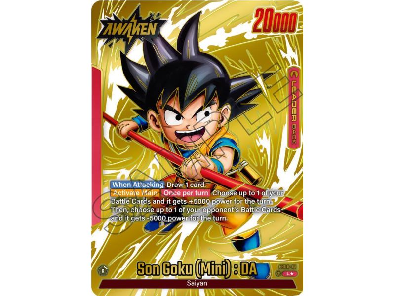 Son Goku (Mini) : DA (Promo) (GOLD) (Championship Promos)