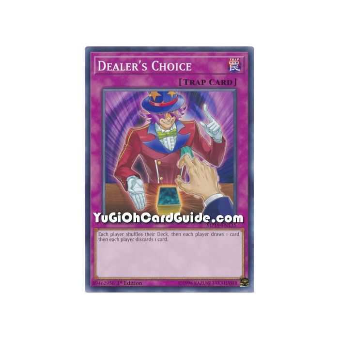 Dealers Choice (Common) – 2019 Gold Sarcophagus Mega Pack | Carta YUGIOH en México