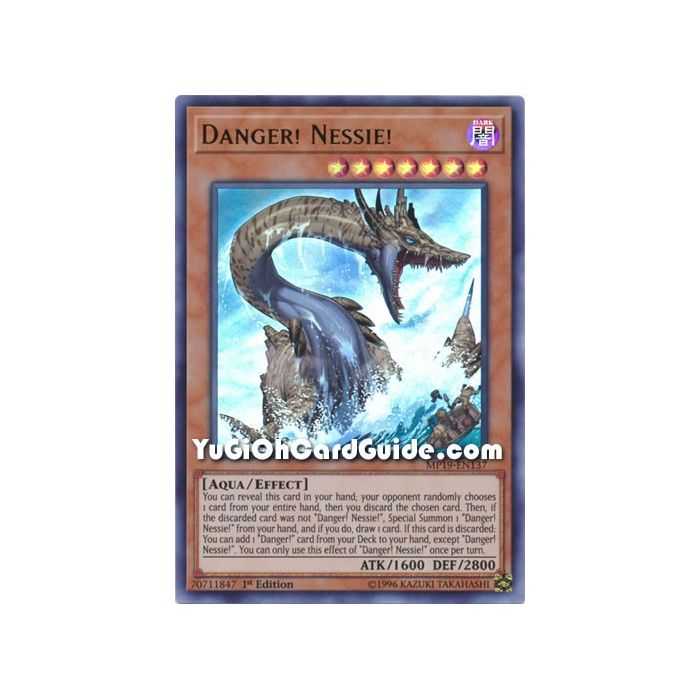 Danger! Nessie! (Ultra Rare) – 2019 Gold Sarcophagus Mega Pack | Carta YUGIOH en México