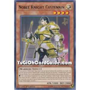 Noble Knight Custennin (Rare) – 2019 Gold Sarcophagus Mega Pack | Carta YUGIOH en México