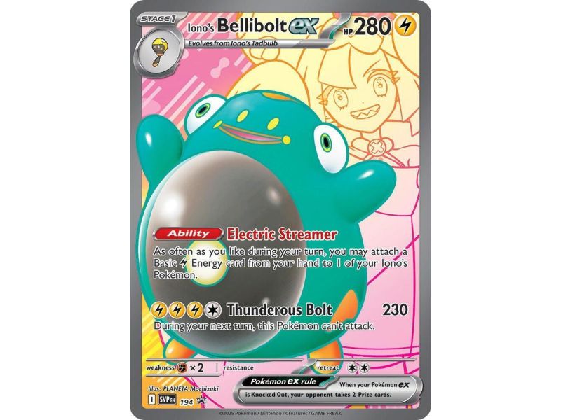 Iono's Bellibolt ex - SVP194 (PR)