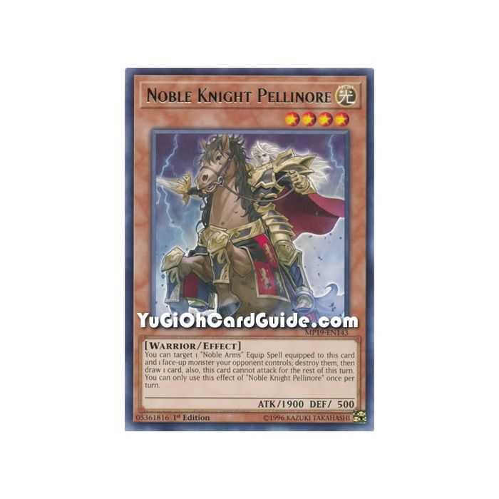 Noble Knight Pellinore (Rare) – 2019 Gold Sarcophagus Mega Pack | Carta YUGIOH en México