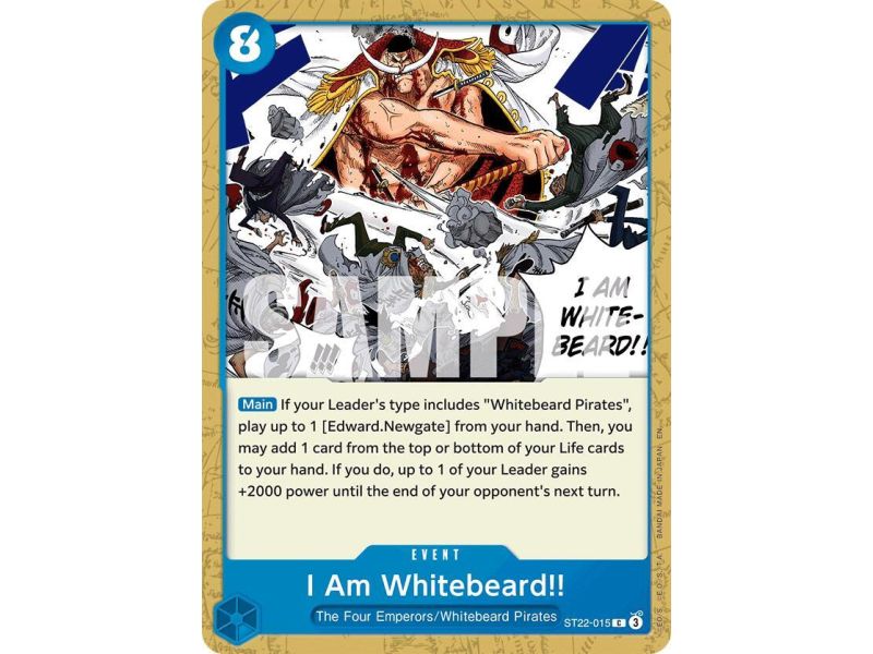 I Am Whitebeard!! (Common) – ONE PIECE DECKS | Carta ONE PIECE en México